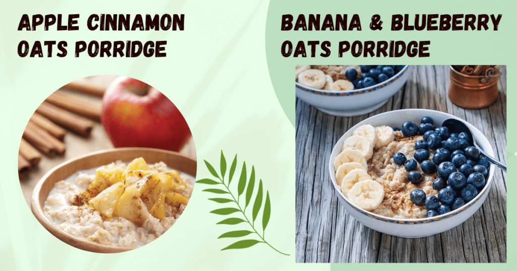 Healthy oats porridge recipes for babies