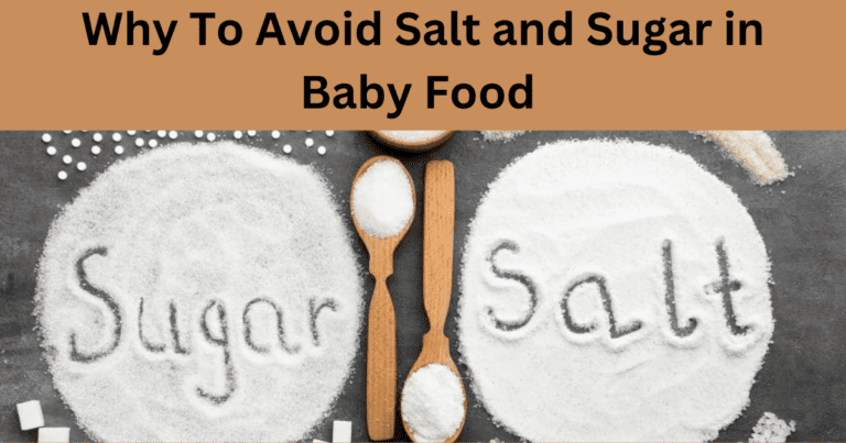 why to avoid salt and sugar in baby food